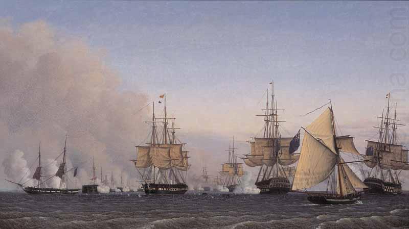 Adelsteen Normann The Battle of Copenhagen on the 2nd of April 1801 china oil painting image
